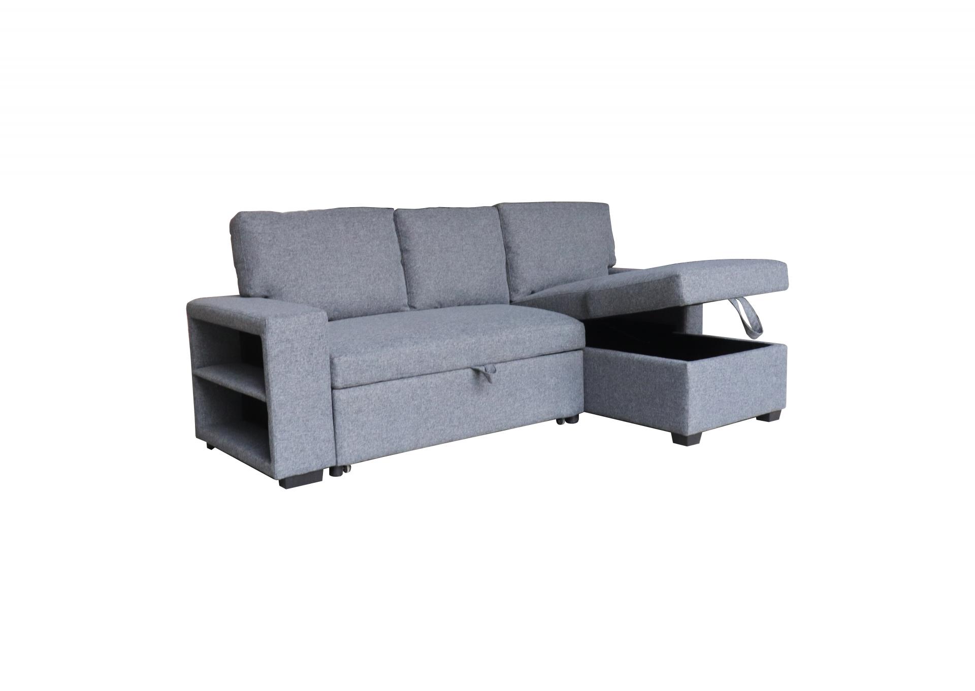 Media Sofa With Storage in Chaise